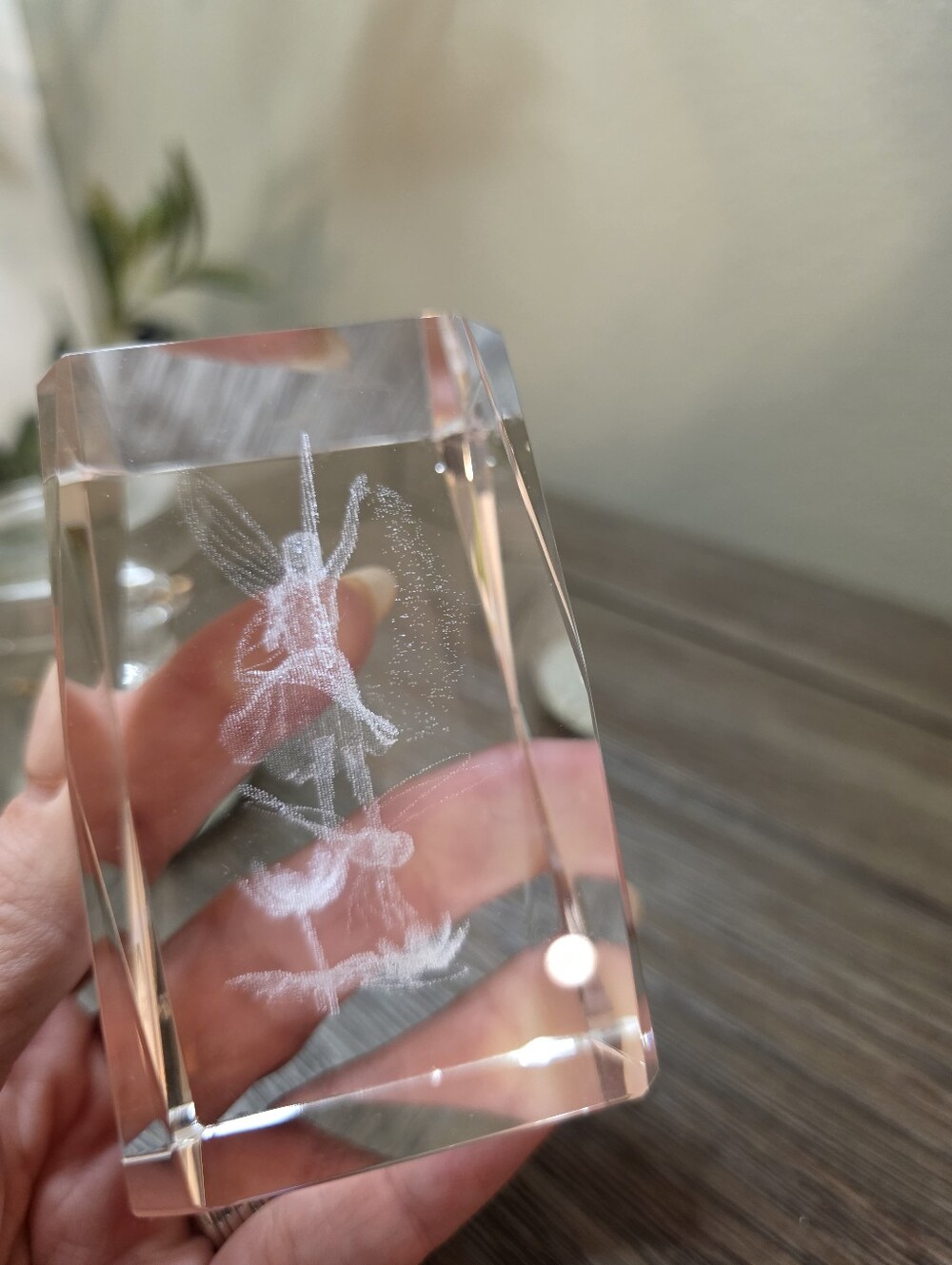 Mini Clear Glass Dog Figurine And Dancer Figure - Picture 5 of 6